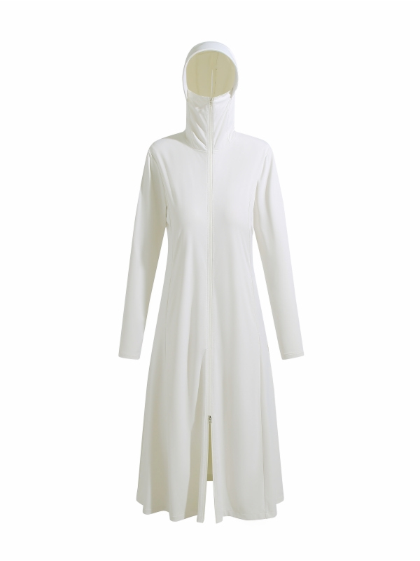 เสื้อคลุมกันแดดผ้าไหมน้ำแข็งน้ - Women'S Fashion Long Coat บทวิจารณ์และราคา