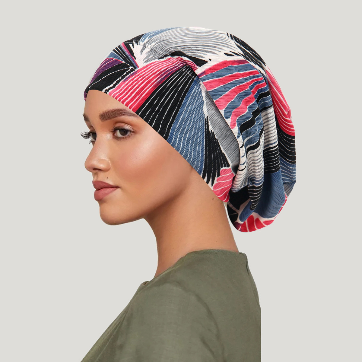 หมวกคลุมผมลายมัดย้อมแบบใหม่ปี  - Women Fashion Hats บทวิจารณ์และราคา