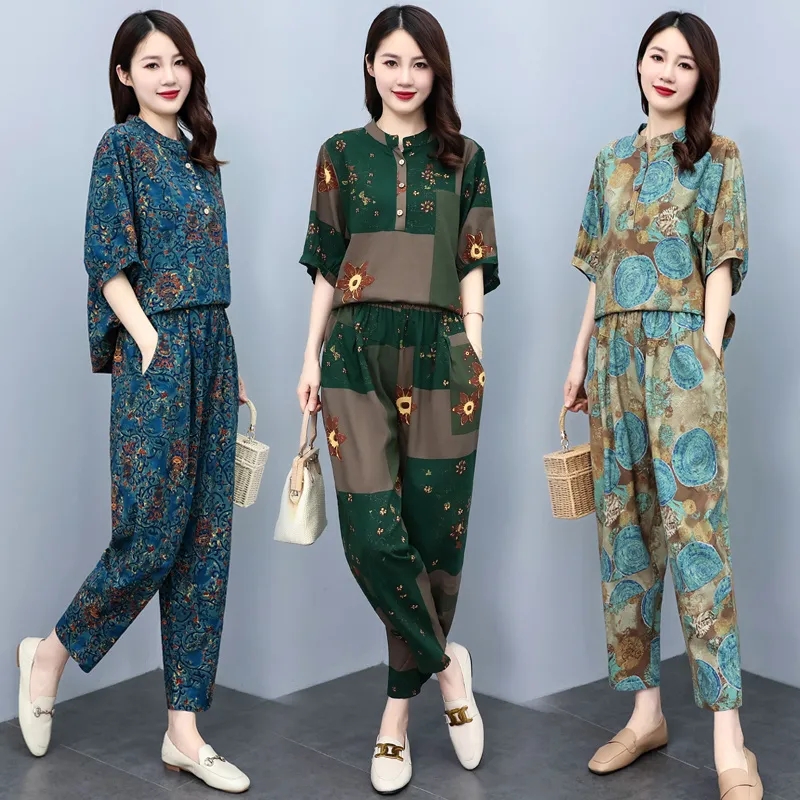 ชุดฤดูร้อนสำหรับคุณแม่วัยกลางค - Wide Leg Palazzo Pants บทวิจารณ์และราคา