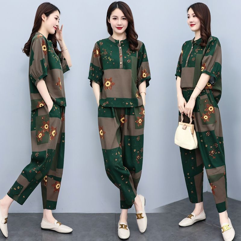 ชุดฤดูร้อนสำหรับคุณแม่วัยกลางค - Wide Leg Palazzo Pants บทวิจารณ์และราคา