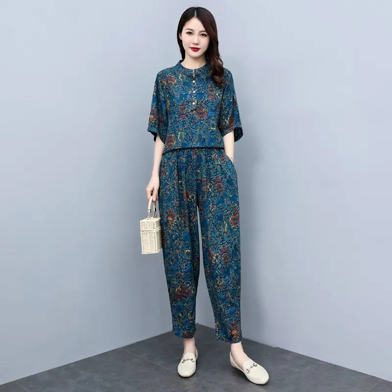 ชุดฤดูร้อนสำหรับคุณแม่วัยกลางค - Wide Leg Palazzo Pants บทวิจารณ์และราคา