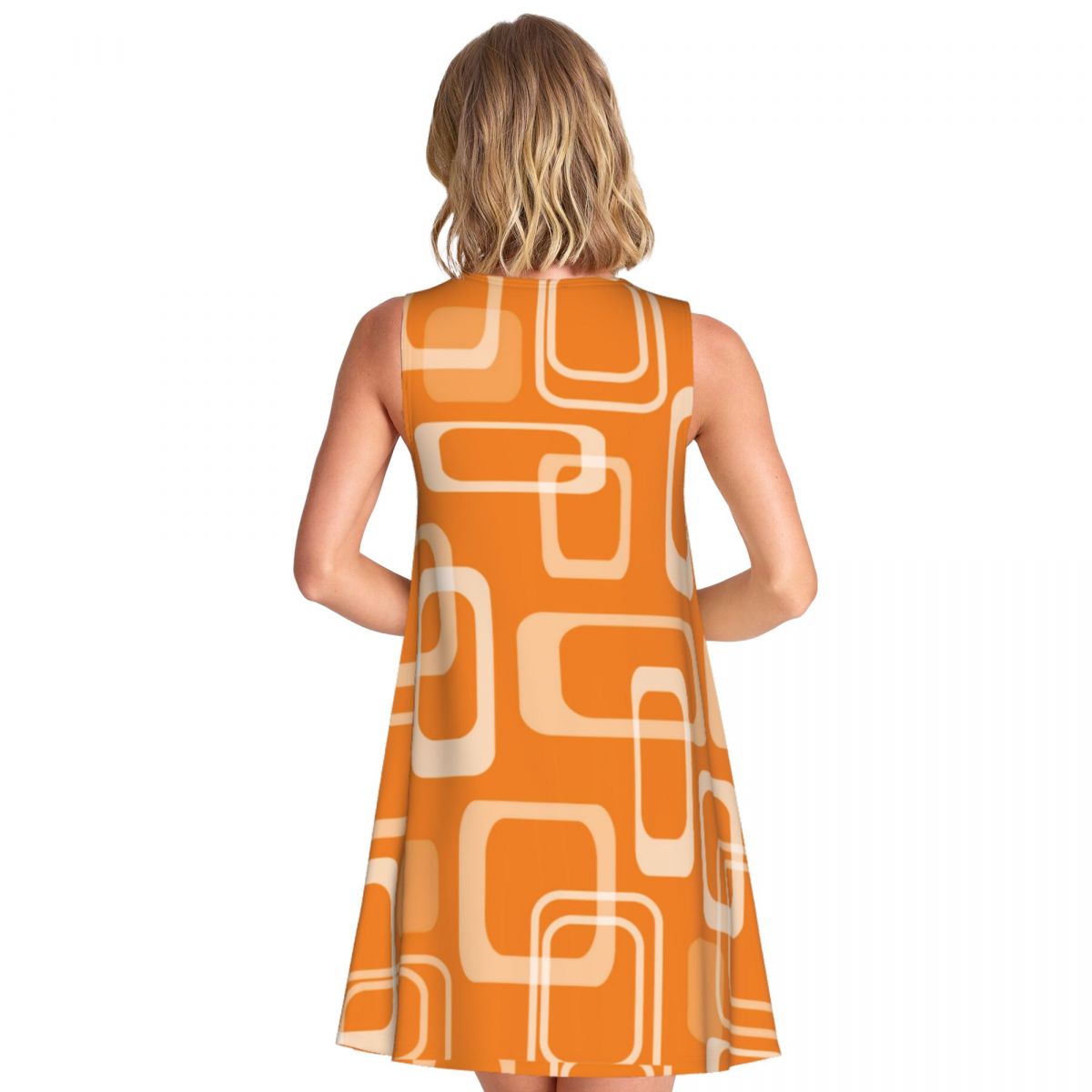 ชุดเดรสสไตล์เรโทรสีส้มลายสี่เห - Women'S Fashion In The 60S บทวิจารณ์และราคา