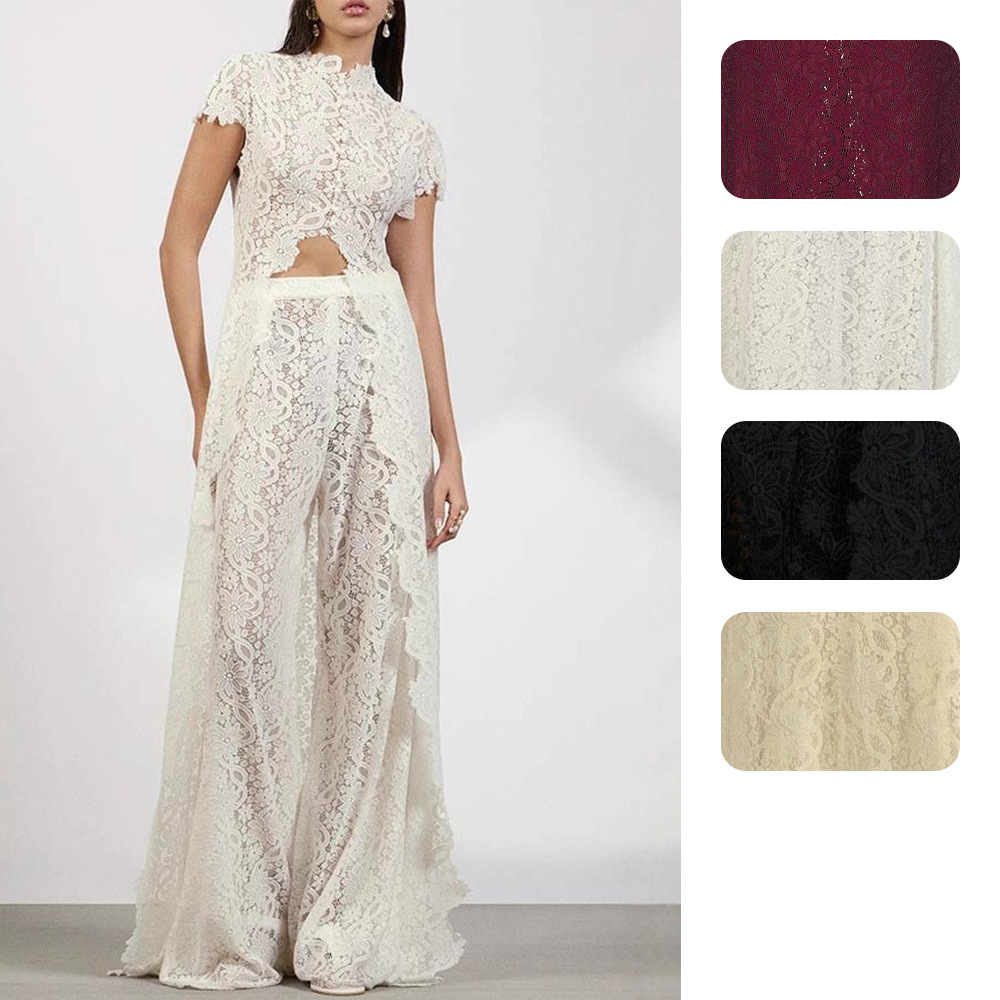 ชุดเซ็ท 2 ชิ้นสำหรับผู้หญิง ผ้ - Wide Leg Palazzo Pants บทวิจารณ์และราคา
