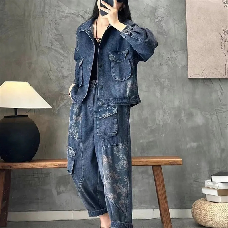 2025 ฤดูใบไม้ร่วงDenimแจ็คเก็ต - Women'S Fashion Denim Jacket บทวิจารณ์และราคา