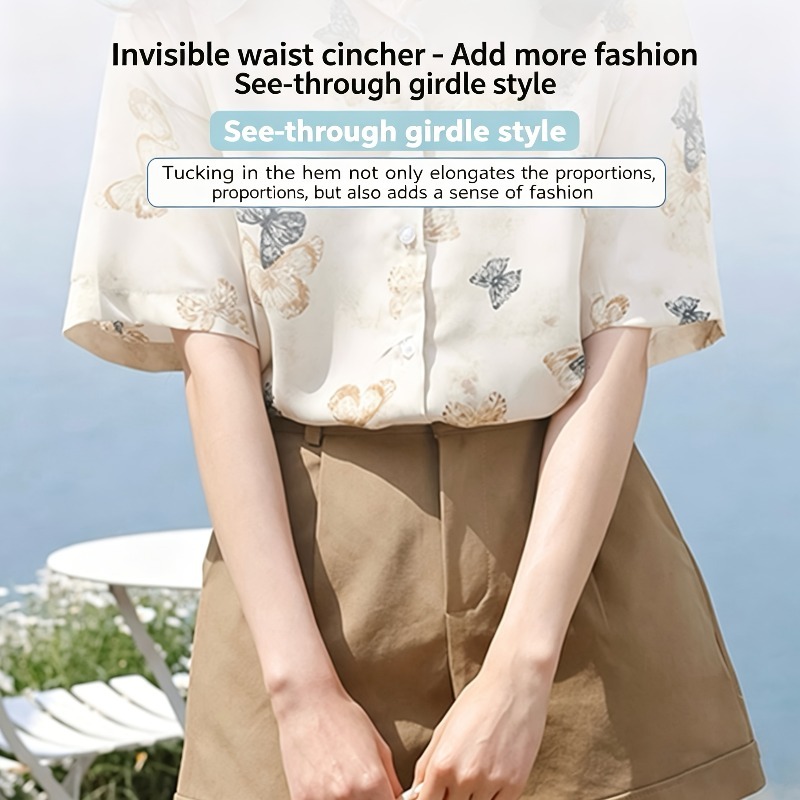 4 ชิ้น/ชุด (1 สายรัด+3 กระดุม) - Belted Shirt Dress บทวิจารณ์และราคา