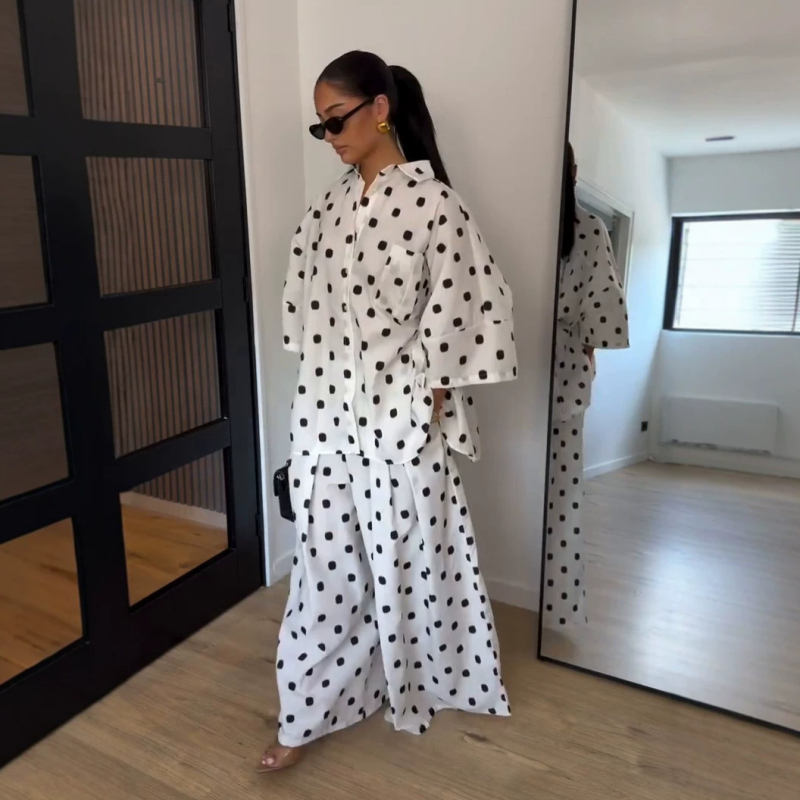 ชุดแฟชั่นฤดูใบไม้ร่วงปี 2026 เ - Wide Leg Palazzo Pants บทวิจารณ์และราคา
