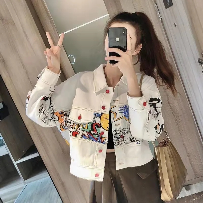 หญิงเกาหลีแฟชั่นคาวบอยเสื้อ Ou - Women'S Fashion Denim Jacket บทวิจารณ์และราคา